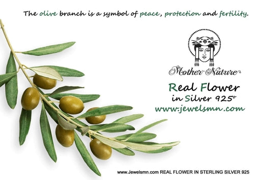 Nature-Inspired Olive Leaf Necklace, Gold & Silver (Adjustable Chain)