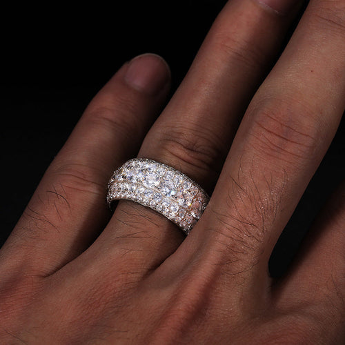 LuxeJewels™ - S925 Sterling Silver Mosonite Ring